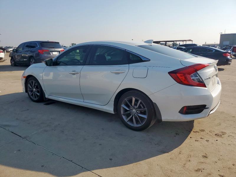 19XFC1F78ME009831 - 2021 HONDA CIVIC EXL WHITE photo 2