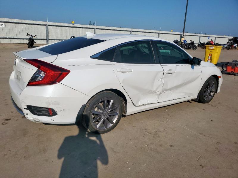19XFC1F78ME009831 - 2021 HONDA CIVIC EXL WHITE photo 3