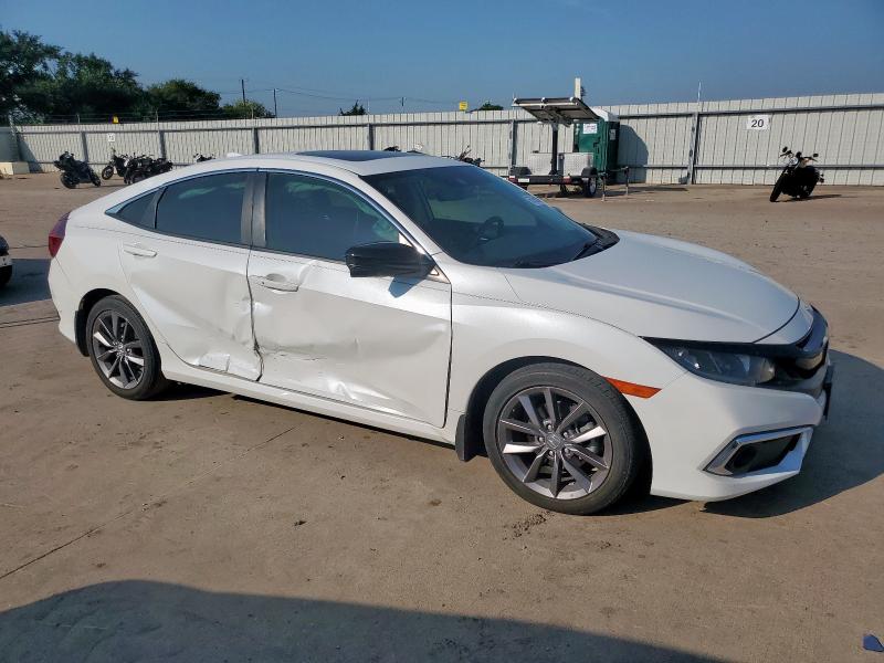 19XFC1F78ME009831 - 2021 HONDA CIVIC EXL WHITE photo 4