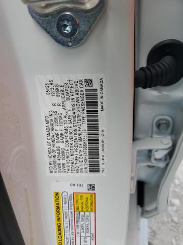 2HGFE4F88SH353036 - 2025 HONDA CIVIC SPORT WHITE photo 12