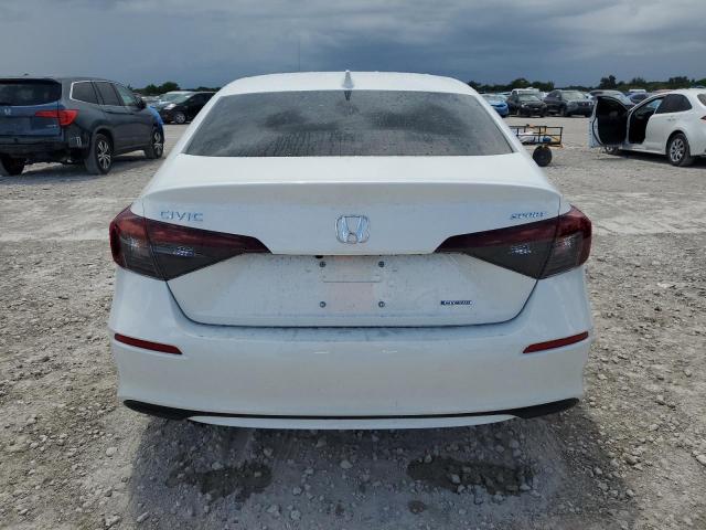 2HGFE4F88SH353036 - 2025 HONDA CIVIC SPORT WHITE photo 6