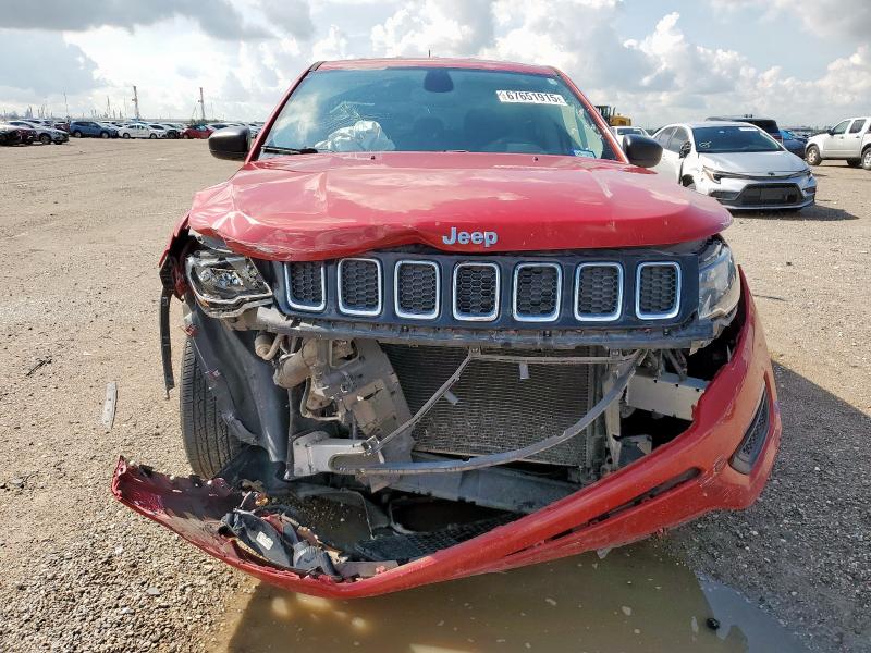 3C4NJCAB5JT411323 - 2018 JEEP COMPASS SPORT 红色 照片 5