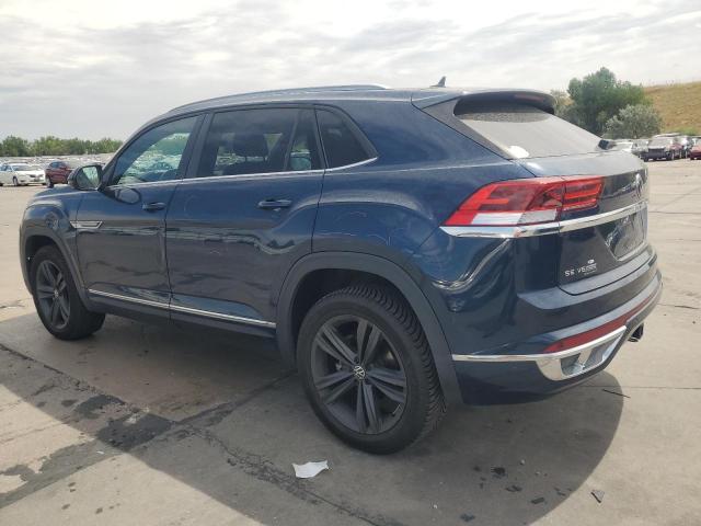 1V2PE2CA0MC221892 - 2021 VOLKSWAGEN ATLAS CROS SE Niebieski zdjęcie 2