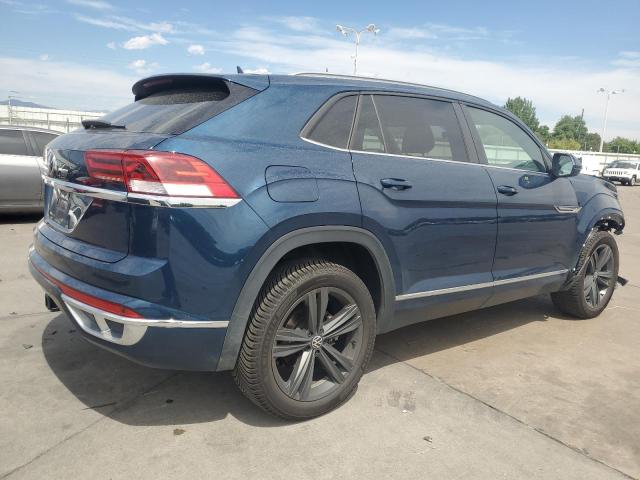 1V2PE2CA0MC221892 - 2021 VOLKSWAGEN ATLAS CROS SE Niebieski zdjęcie 3