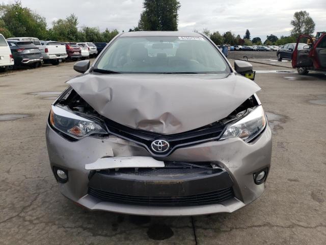 5YFBURHE5GP417082 - 2016 TOYOTA COROLLA L SILVER photo 5