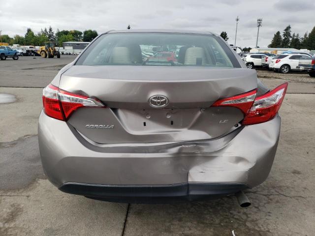 5YFBURHE5GP417082 - 2016 TOYOTA COROLLA L SILVER photo 6