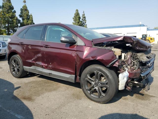 2FMPK3J89JBB73056 - 2018 FORD EDGE SEL BURGUNDY photo 4