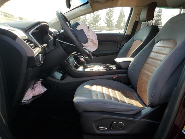 2FMPK3J89JBB73056 - 2018 FORD EDGE SEL BURGUNDY photo 7