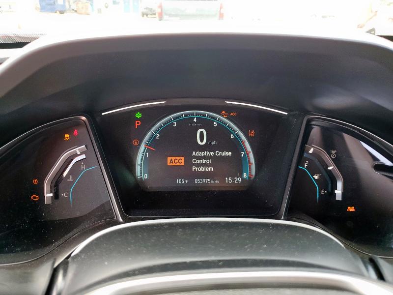 SHHFK7H64KU210867 - 2019 HONDA CIVIC EX RED photo 9