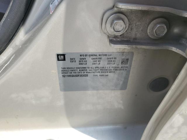 1G11H5SA3DF263028 - 2013 CHEVROLET MALIBU LTZ 棕色 照片 12