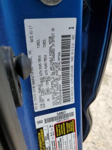 5TFBZ5DNXHX002469 - 2017 TOYOTA TACOMA DOUBLE CAB BLUE photo 13