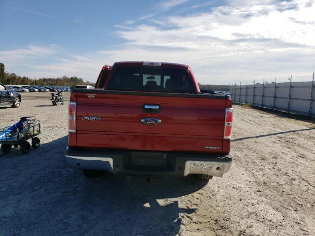 1FTFW1CF4DFB63736 - 2013 FORD F150 SUPERCREW BURGUNDY photo 6