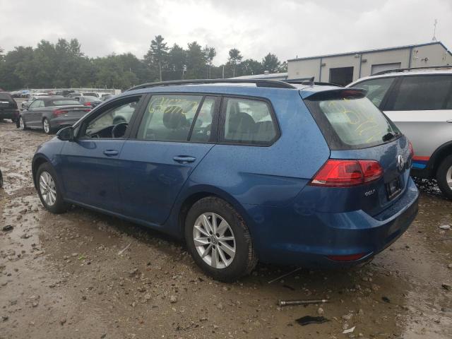 3VWC17AU4GM500977 - 2016 VOLKSWAGEN GOLF SPORT S BLUE photo 2