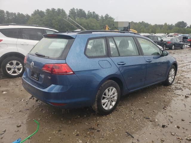 3VWC17AU4GM500977 - 2016 VOLKSWAGEN GOLF SPORT S BLUE photo 3