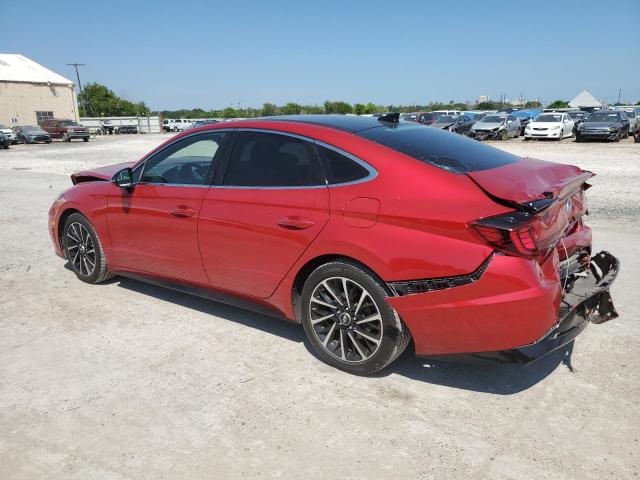 5NPEJ4J29LH034570 - 2020 HYUNDAI SONATA SEL PLUS MAROON photo 2