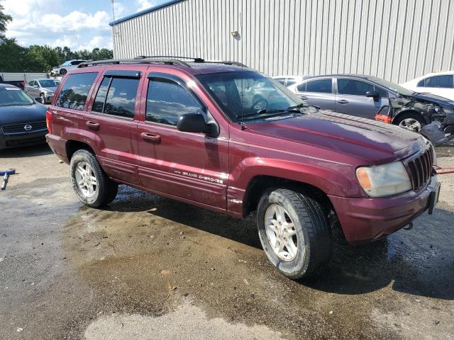 1J4GW58N0YC107435 - 2000 JEEP GRAND CHER LIMITED BURGUNDY photo 4