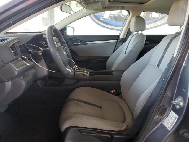 2HGFC2F75HH555519 - 2017 HONDA CIVIC EX GRAY photo 7
