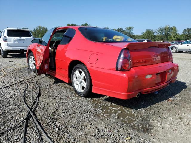 2G1WX15K229202829 - 2002 CHEVROLET MONTE CARL SS RED photo 2