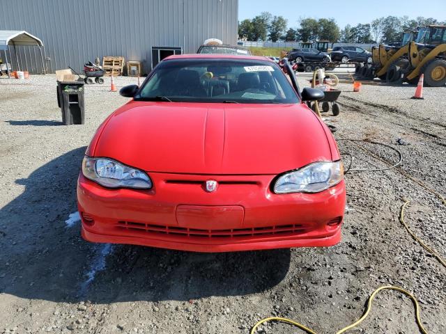 2G1WX15K229202829 - 2002 CHEVROLET MONTE CARL SS RED photo 5