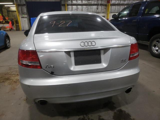 WAUDH74F48N131607 - 2008 AUDI A6 3.2 QUATTRO SILVER photo 6