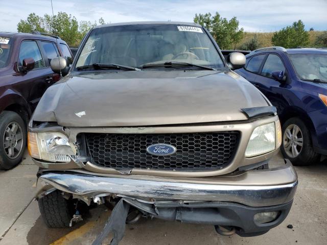 2FTRX18L81CA93822 - 2001 FORD F150 GOLD photo 5