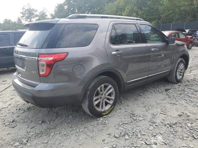 1FM5K8D89DGB51474 - 2013 FORD EXPLORER XLT GRAY photo 3