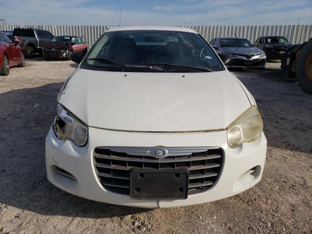 1C3EL46X65N598036 - 2005 CHRYSLER SEBRING WHITE photo 5