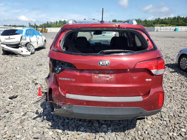 5XYKTDA77EG497357 - 2014 KIA SORENTO LX RED photo 6