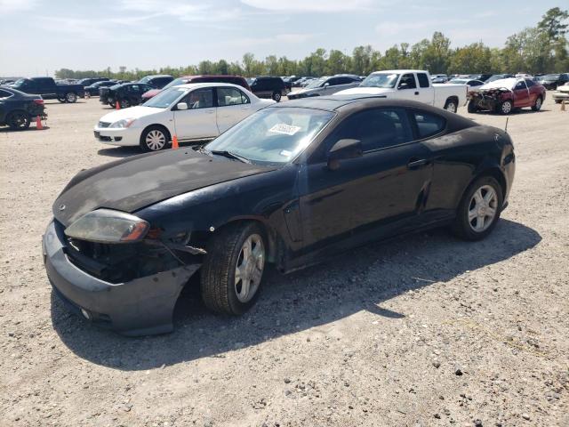 KMHHM65D83U020088 - 2003 HYUNDAI TIBURON BLACK photo 1