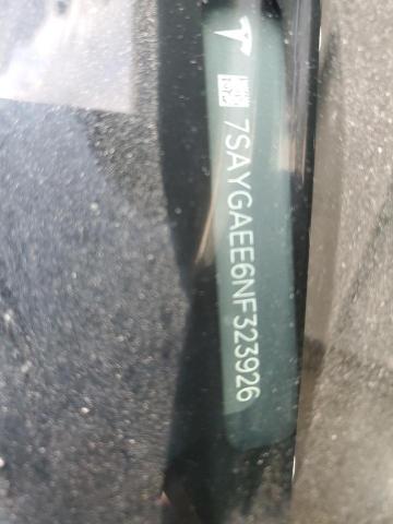 7SAYGAEE6NF323926 - 2022 TESLA MODEL Y შავი ფოტო 13