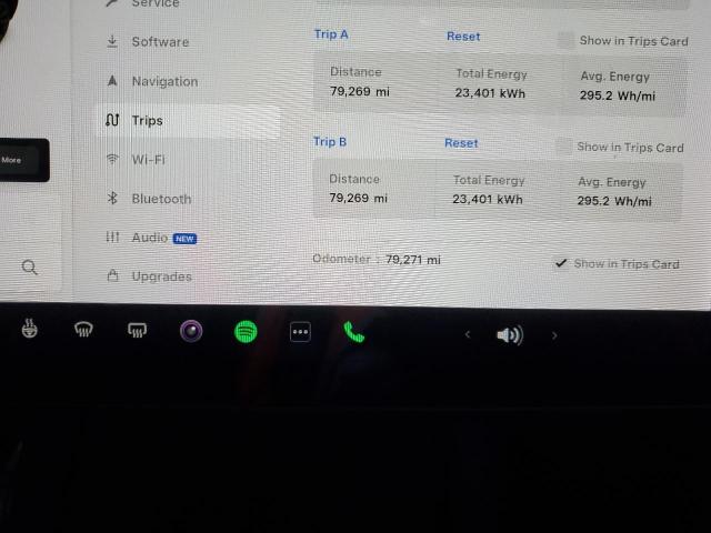 7SAYGAEE6NF323926 - 2022 TESLA MODEL Y შავი ფოტო 9