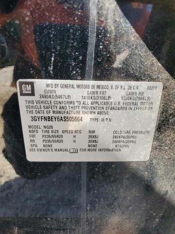 3GYFNBEY6AS505664 - 2010 CADILLAC SRX PERFORMANCE COLLECTION Қара фото 13