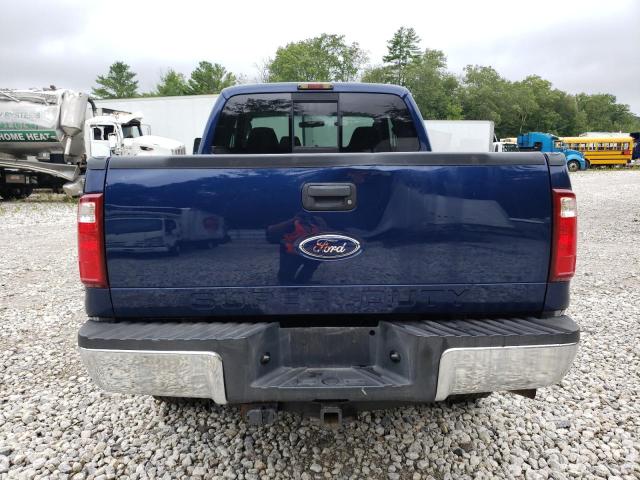 1FTWX31R28EC24194 - 2008 FORD F350 SRW SUPER DUTY BLUE photo 6