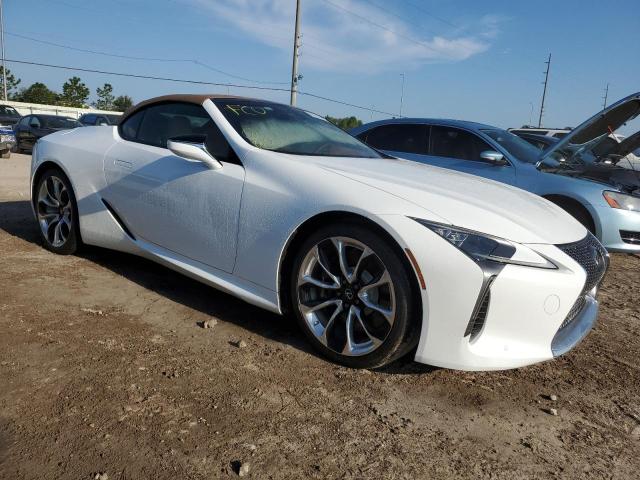 JTHKPAAY1MA103537 - 2021 LEXUS LC 500 WHITE photo 4