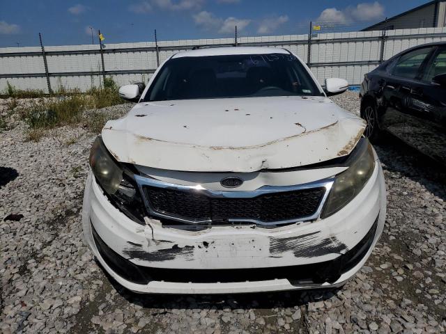 KNAGM4A72D5301350 - 2013 KIA OPTIMA LX WHITE photo 5