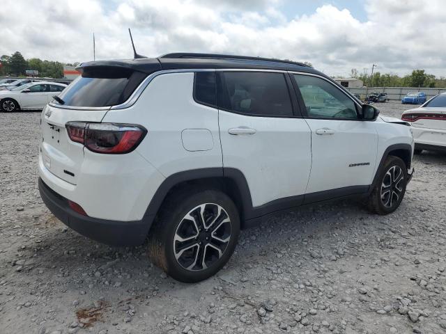 3C4NJDCN8PT521238 - 2023 JEEP COMPASS LIMITED WHITE photo 3