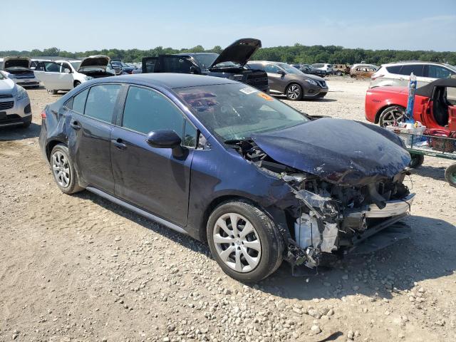 5YFEPMAE7NP280077 - 2022 TOYOTA COROLLA LE BLUE photo 4