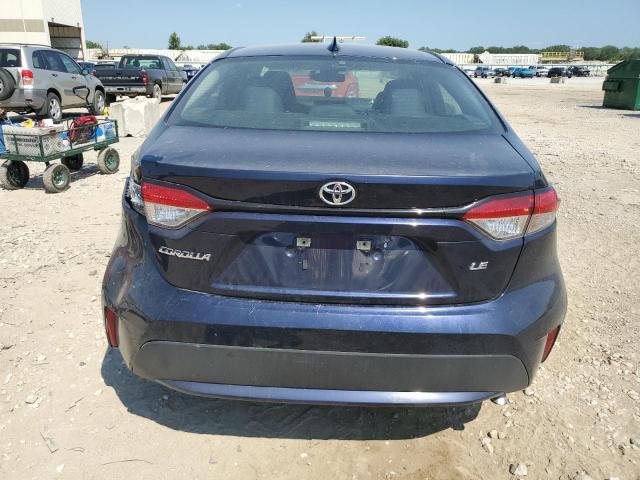 5YFEPMAE7NP280077 - 2022 TOYOTA COROLLA LE BLUE photo 6