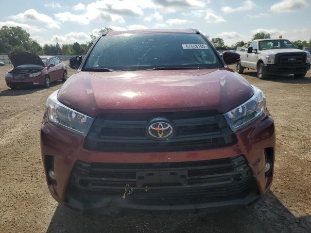 5TDJZRFH5JS867324 - 2018 TOYOTA HIGHLANDER SE Бордовый фото 5