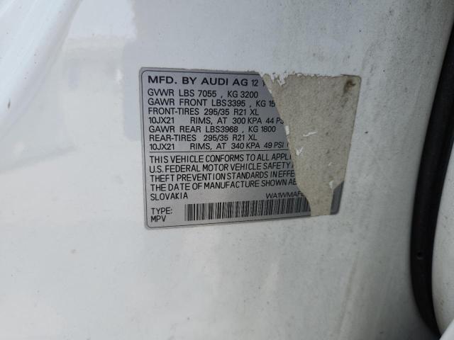 WA1WMAFE2FD012914 - 2015 AUDI Q7 TDI PRESTIGE WHITE photo 12