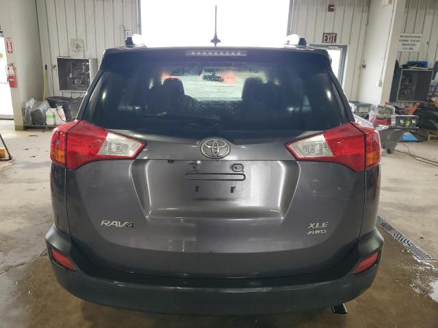 2T3RFREV1DW065164 - 2013 TOYOTA RAV4 XLE GRAY photo 6