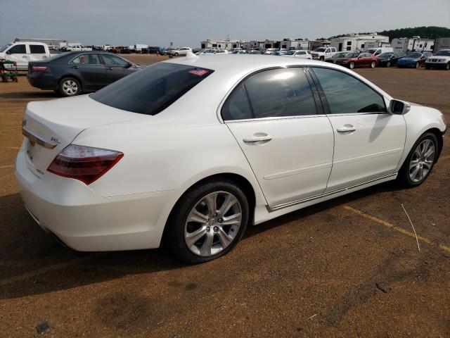 JH4KB26639C000403 - 2009 ACURA RL WHITE photo 3