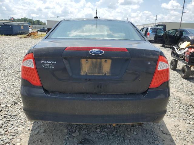 3FAHP0GA8AR180591 - 2010 FORD FUSION S BLACK photo 6