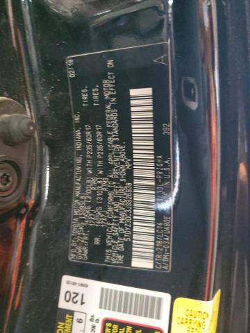 5TDYZ3DC3JS926938 - 2018 TOYOTA SIENNA XLE أسود صورة 14