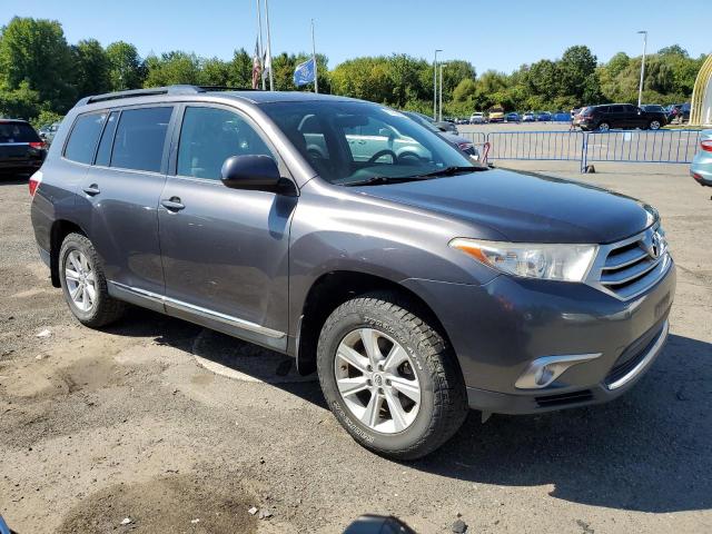 5TDBK3EHXCS138195 - 2012 TOYOTA HIGHLANDER BASE GRAY photo 4