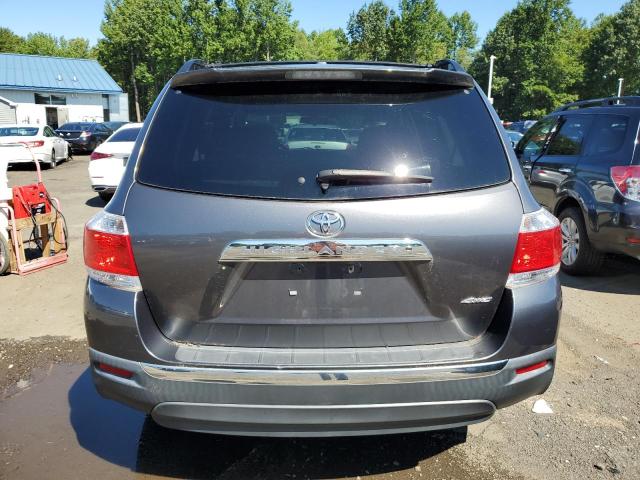 5TDBK3EHXCS138195 - 2012 TOYOTA HIGHLANDER BASE GRAY photo 6