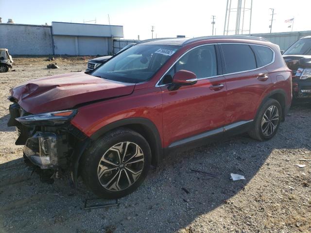 5NMS53AA6LH158883 - 2020 HYUNDAI SANTA FE LIMITED RED photo 1