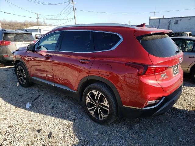 5NMS53AA6LH158883 - 2020 HYUNDAI SANTA FE LIMITED RED photo 2