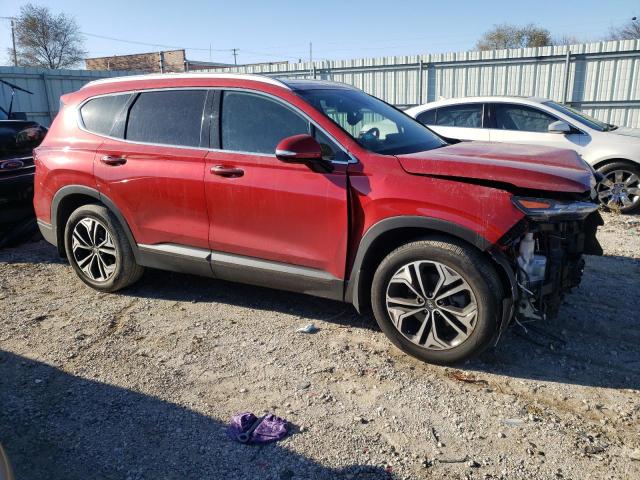 5NMS53AA6LH158883 - 2020 HYUNDAI SANTA FE LIMITED RED photo 4