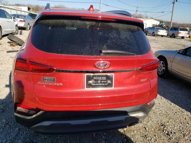 5NMS53AA6LH158883 - 2020 HYUNDAI SANTA FE LIMITED RED photo 6